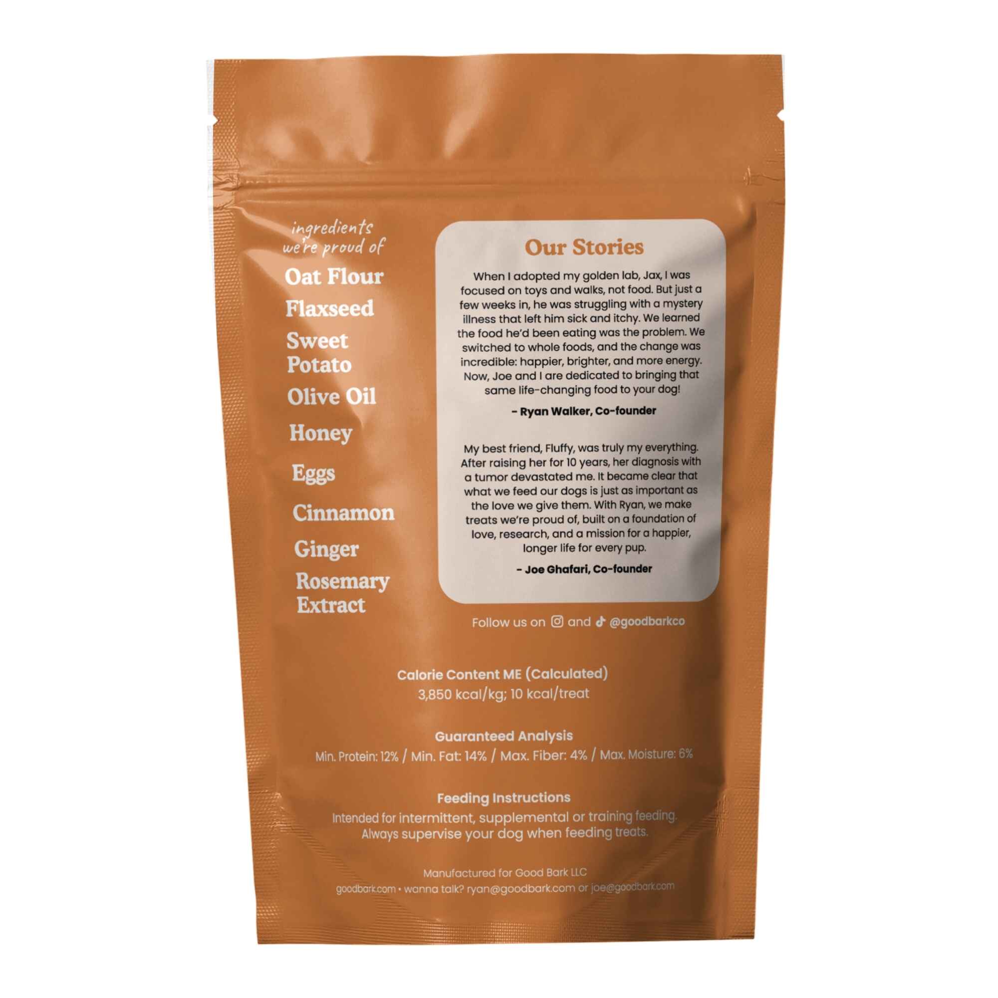 Sweet Potato and Honey Treats - Good Bark