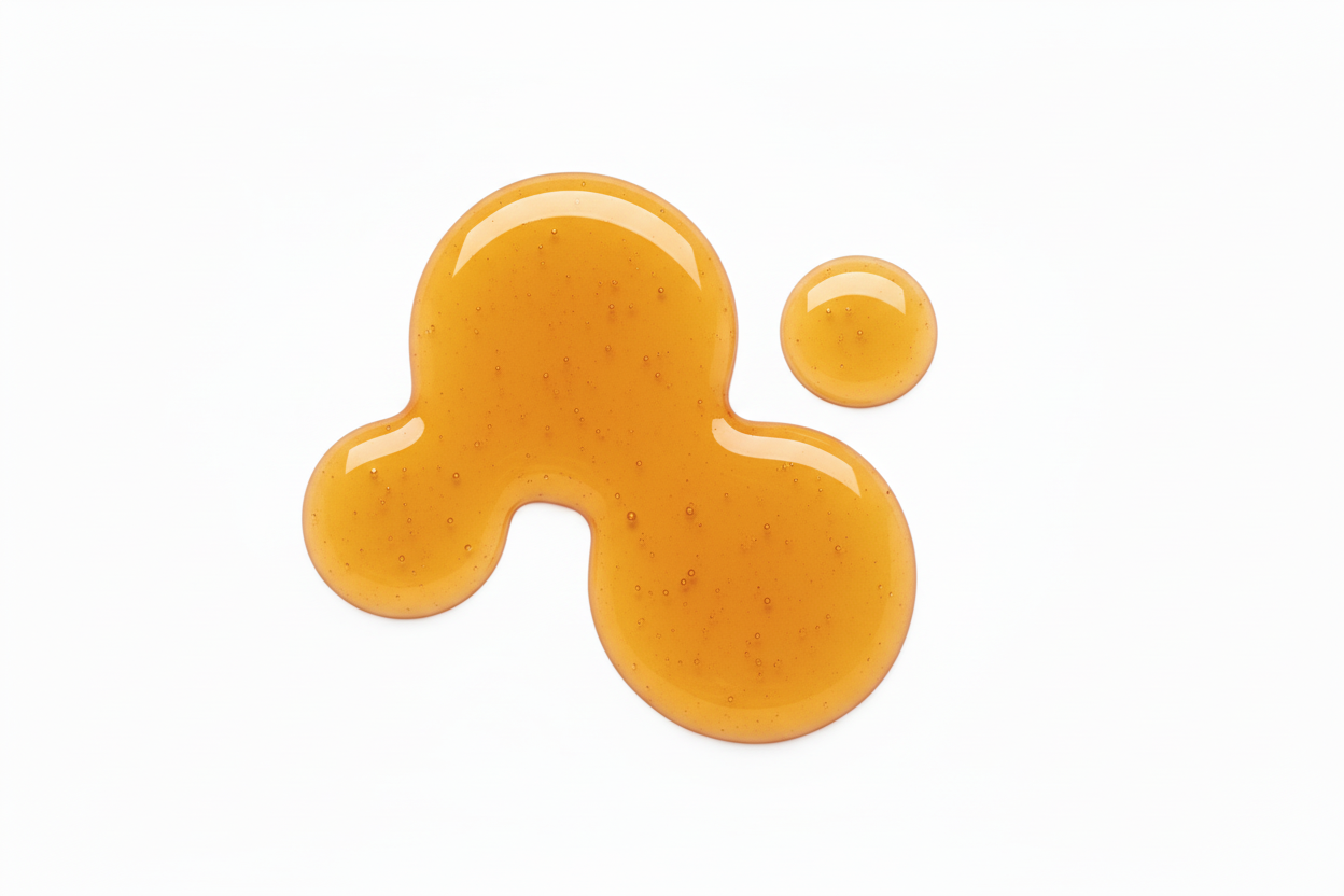 Reduce the splatter effect and pool the honey more