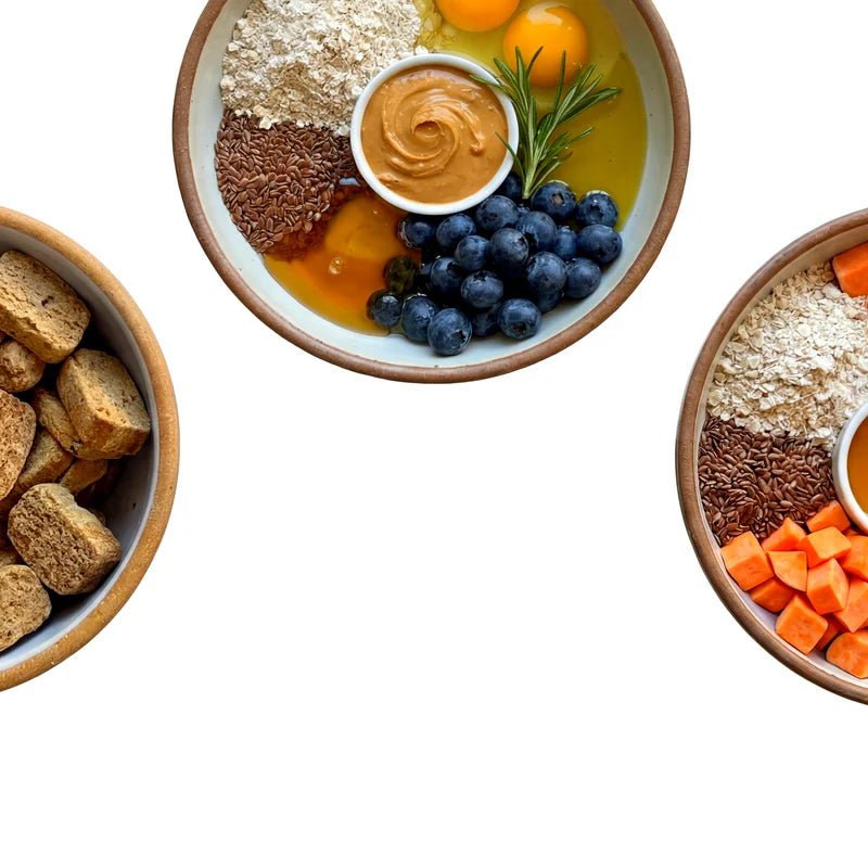 Puppy Treats Made from Real Ingredients. Soft, Small, and Easy on Little Stomachs.